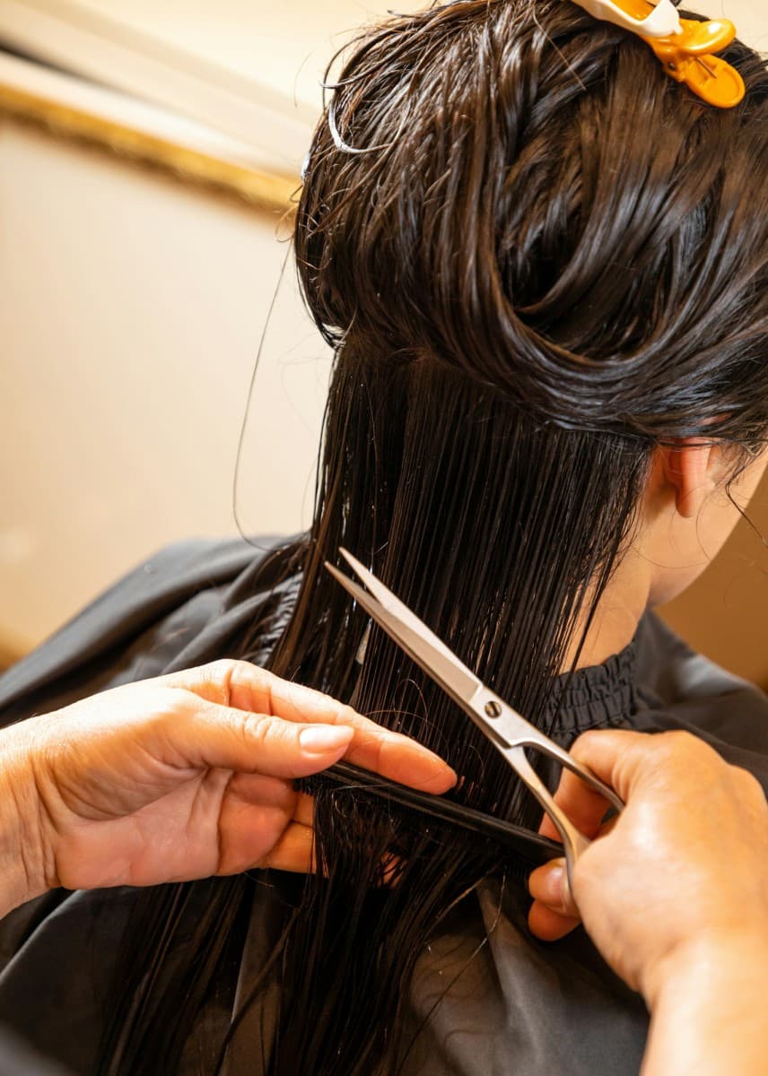 Corte de cabello húmedo